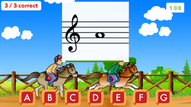 Flashnote Derby Music App For Kids